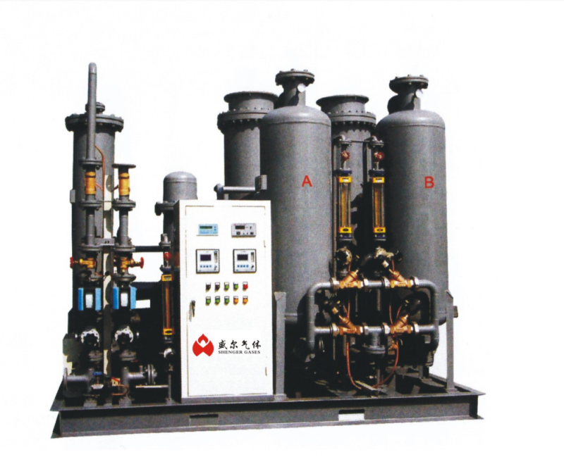 SEH nitrogen hydrogenation purification unit