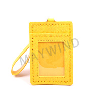 手工缝制把手卡包-黄色