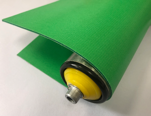 2mm綠色PVC雙面布紋