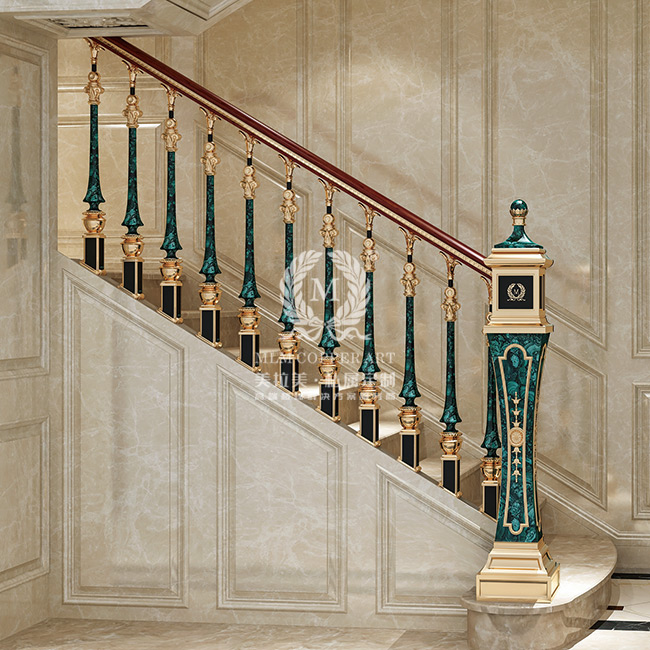 銅樓梯《法式》經典案例