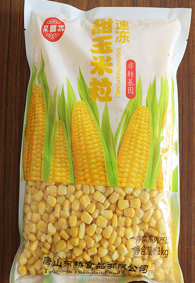 上海小包裝速凍甜玉米