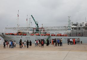 荣远公司4艘鱿鱼钓船重返渔场作业