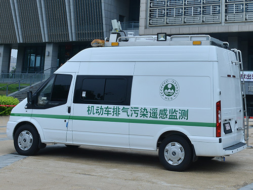 北京机动车尾气遥感监测车