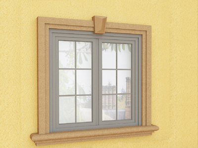 窗套+窗台造型
