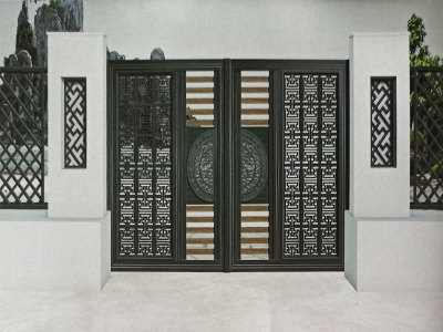 鋁藝中式庭院大門