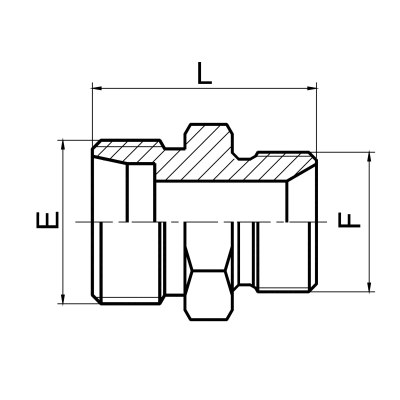 英管螺紋60°錐密封或 組合墊密封兩用柱端 1CB/1DB