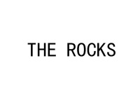 THE ROCKS 文字 LOGO