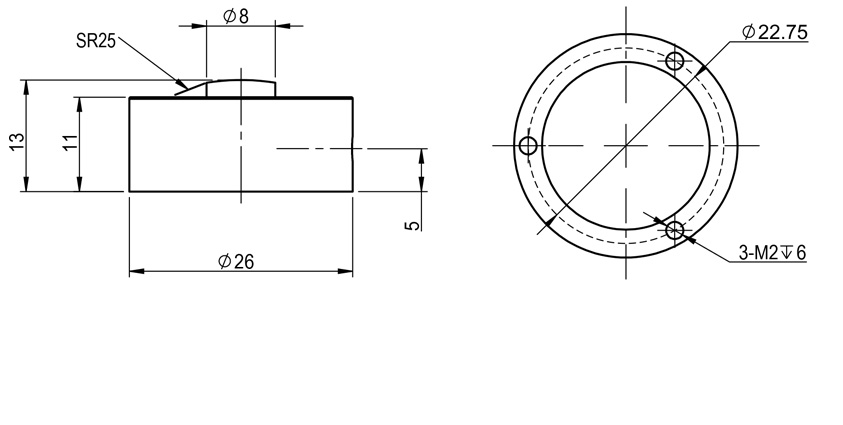 微型压式测力传感器
