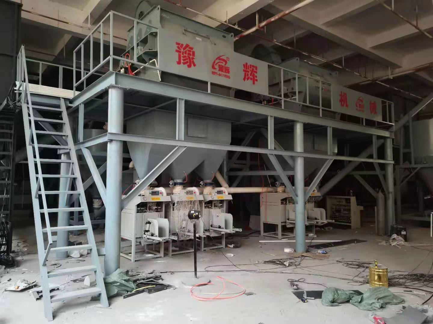 襄阳10万吨干粉砂浆生产线保温砂浆生产线生产厂家