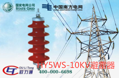 HY5WS-10KV 氧化锌避雷器