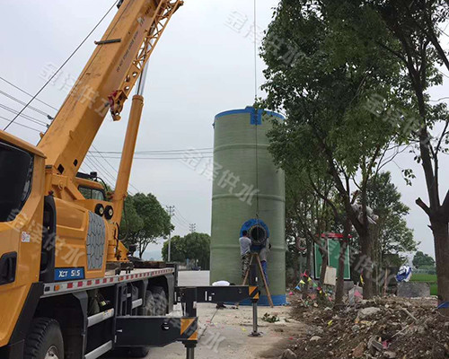 浙江温州一体化提升泵站