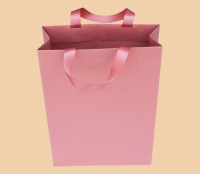 粉红艺术纸纸袋