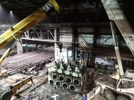 Rolling mill construction in Angang