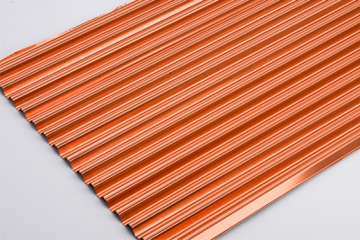 Aluminum corrugated core