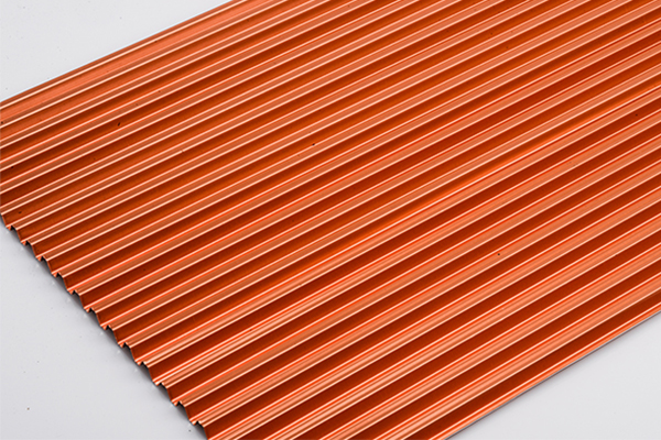 Aluminum corrugated core